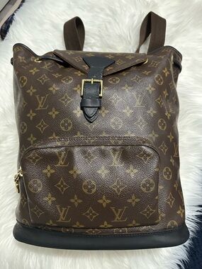 Louis Vuitton Brown Monogram MM Montsouris Canvas Backpack